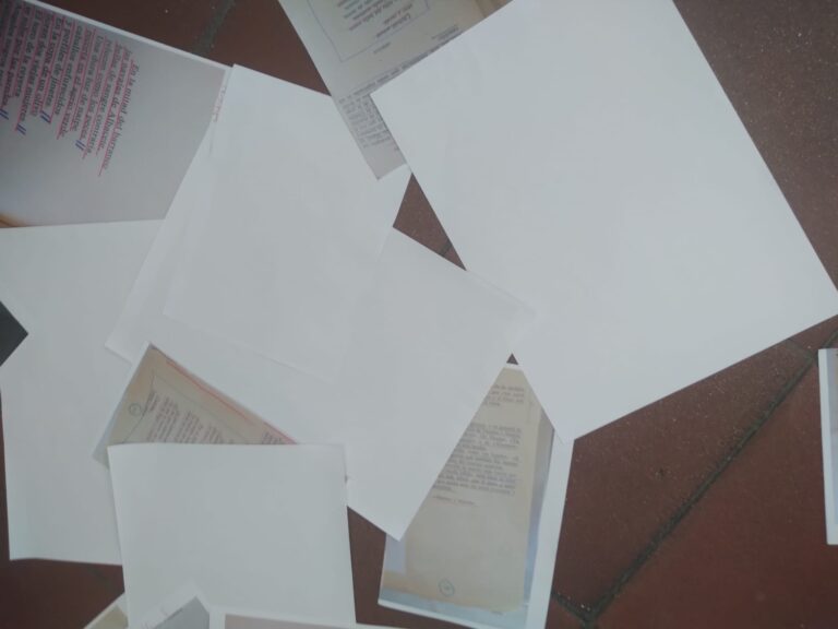 Papales tirados por el suelo